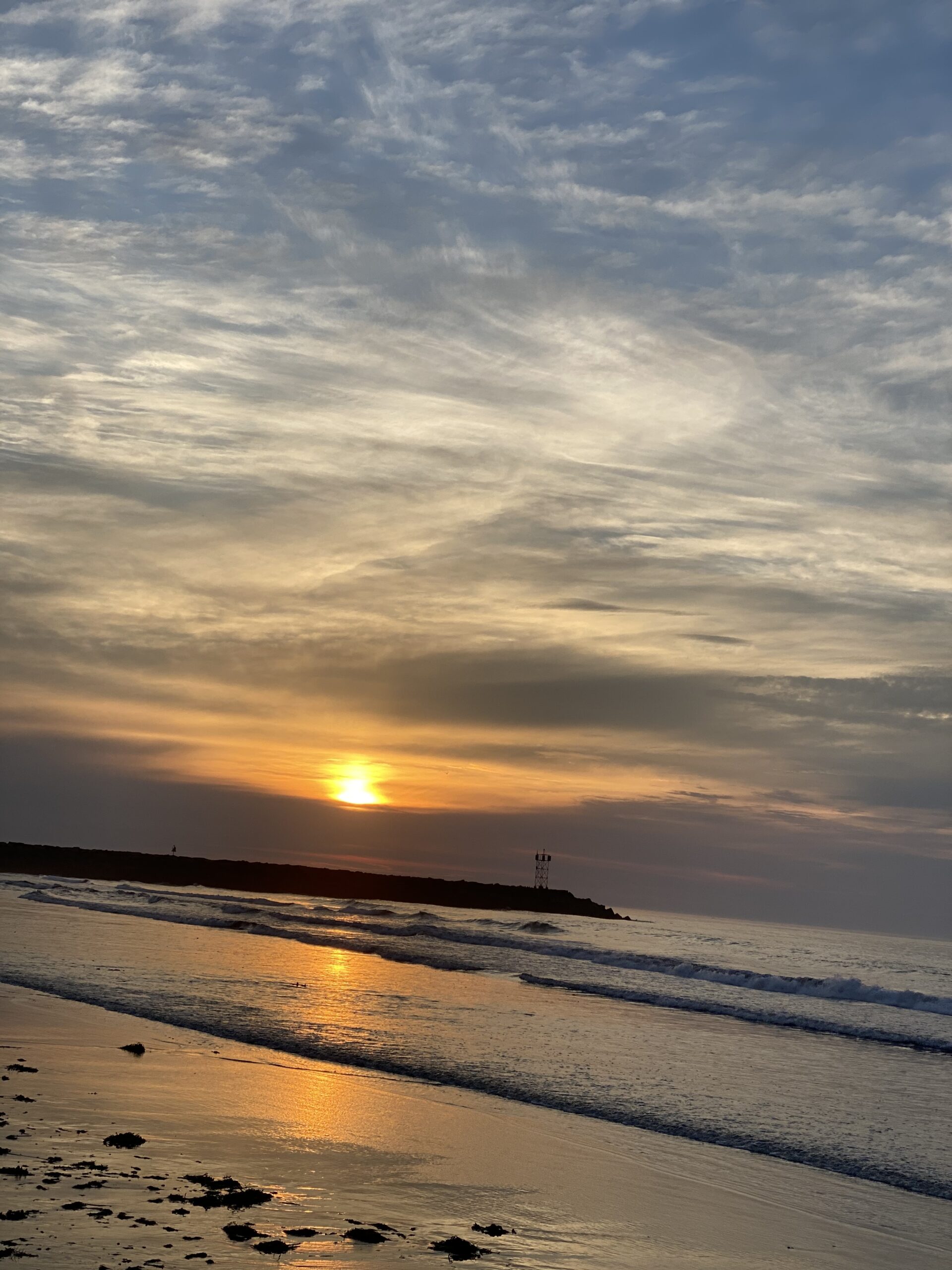KMeserve3 Sunrise at Wells Beach, Wells, ME, by Karen Meserve