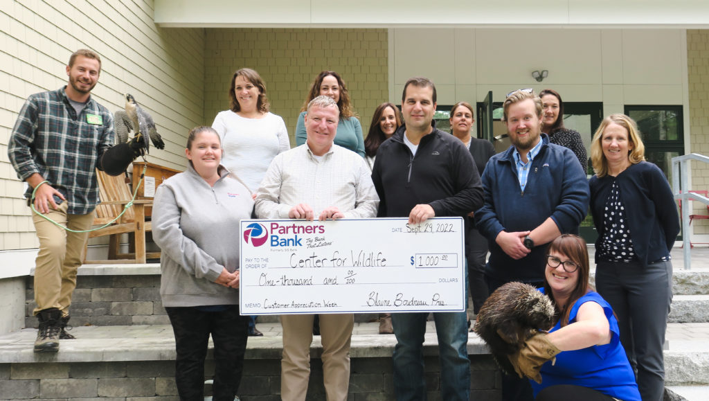 Partners Bank Customer Appreciation Donation - Center for Wildlife