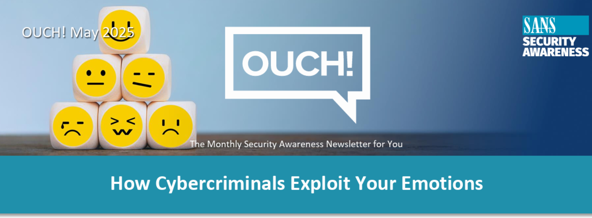 PartnersBank_Blog-Security_HeaderImages (11) OUCH! Security Awareness Newsletter May 2025 cover reading