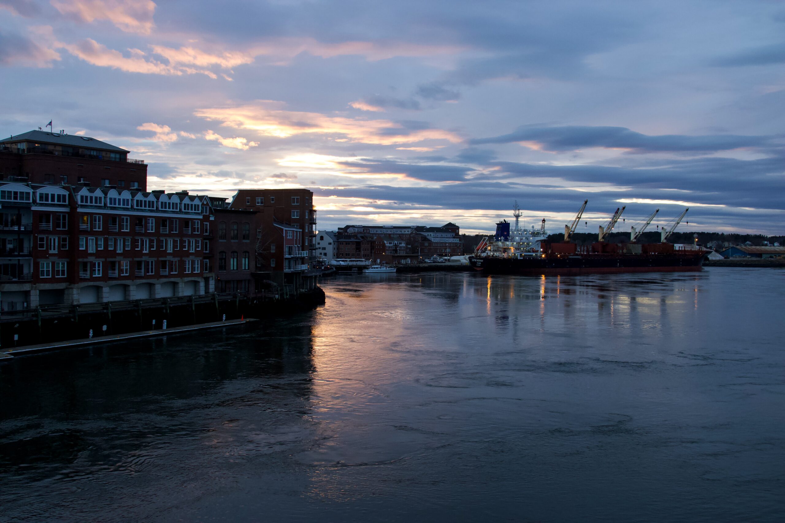 Portsmouth at Sunset