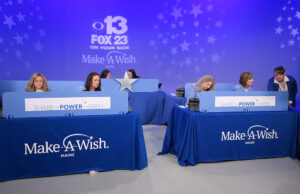 Partners Bank team members answering telethon phones